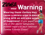 ZumbaWear warning