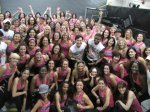 Zumba Half-Time show – Group Shot before we head out to the&nbsp;Court