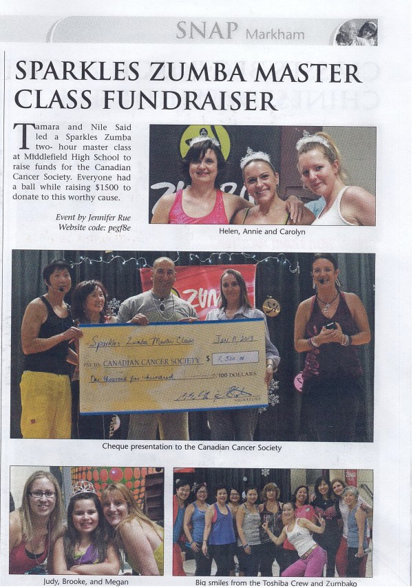 SNAP 2013Feb - ZumbaKo Toshiba Team